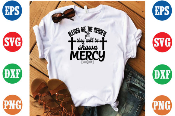 Blessed Are the Merciful Jesus SVG Graphics