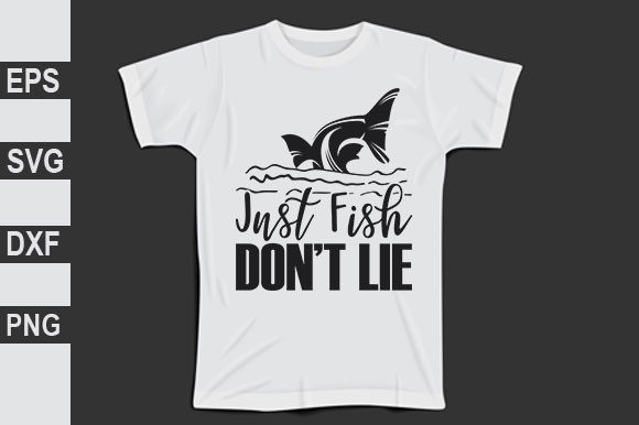 Christian Graphics: Just Fish, Don't Lie T-Shirt Designs