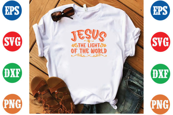 Jesus I S the Light of the World T-Shirt Graphics