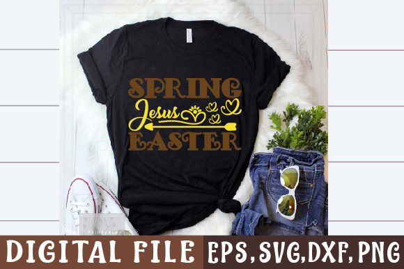 Spring Jesus Easter Graphics and T-Shirt Designs