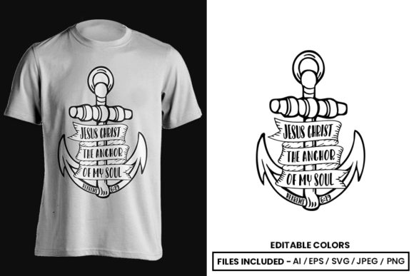 The Anchor of My Soul: Graphics & T-Shirt Designs